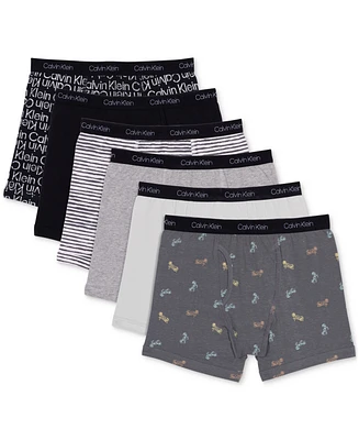 Calvin Klein Boys 6 Pack Boxer Brief
