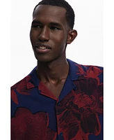 Desigual Men's Dark floral shirt