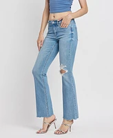 Flying Monkey Women's Mid Rise Bootcut Jeans