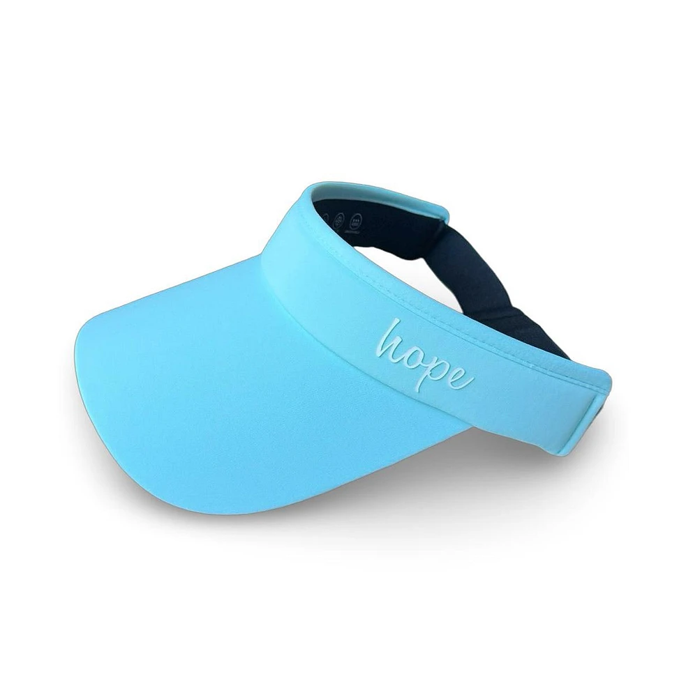 Women's Adjustable Band Sport Visor - Light Blue