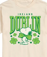 Airwaves Men's Peanuts Dublin Ireland Short Sleeve T-Shirt