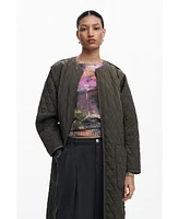 Desigual Women's Long padded coat