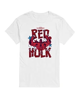 Airwaves Men's Captain America Brave New World Red Hulk Short Sleeve T-Shirt