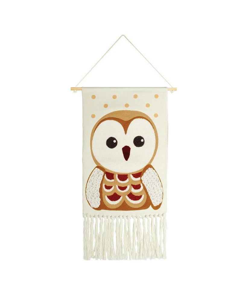 Kaplan Early Learning Owl Woven Tapestry