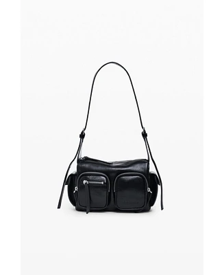 Desigual Women's Small leather bag with pockets