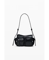 Desigual Women's Small leather bag with pockets