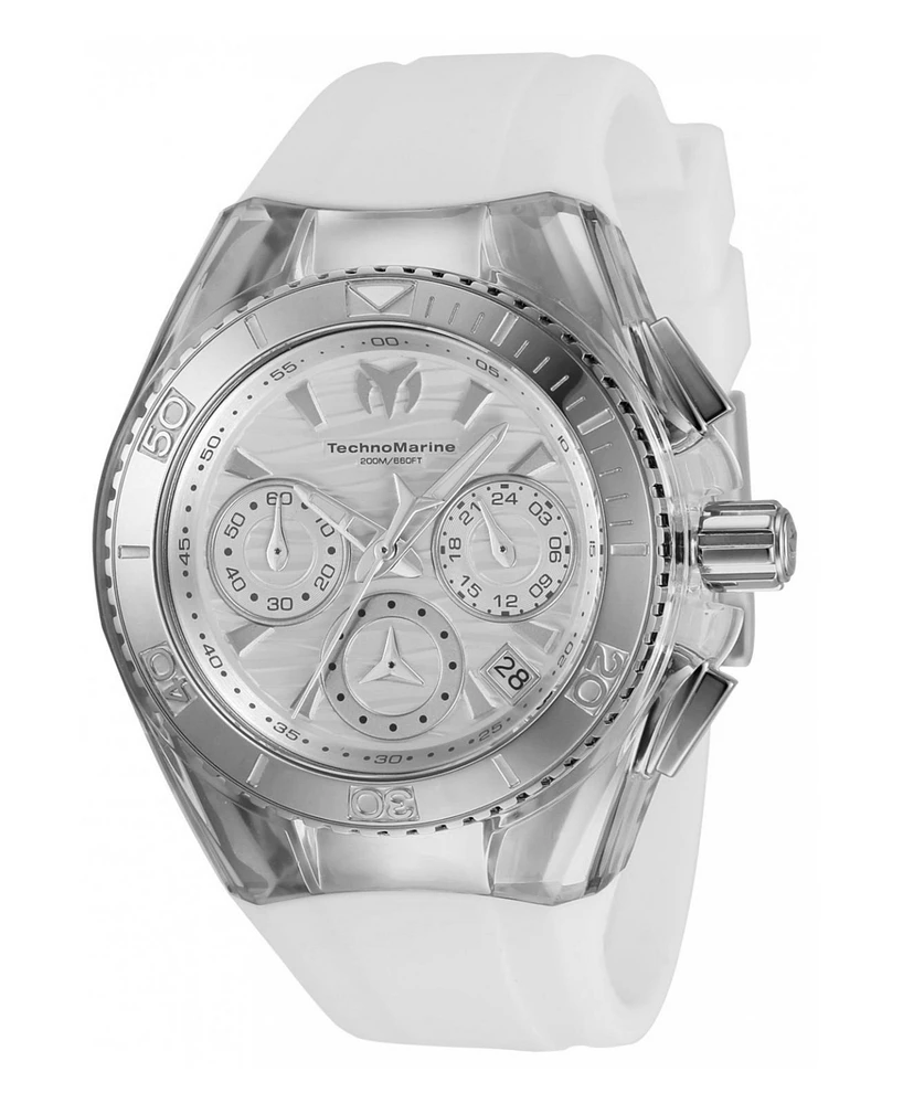 Technomarine Tm-120033 Technomarine Cruise Quartz Chronograph Silver Dial Watch