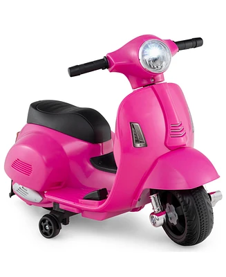 Kids Ride on Motorcycle Licensed Vespa with Led Headlight and Horn