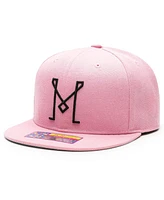 Fan Ink Men's and Women's Pink Inter Miami Cf Dawn Snapback Hat