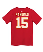 Nike Preschool Patrick Mahomes Red Kansas City Chiefs Super Bowl Lix Player Name Number T-Shirt