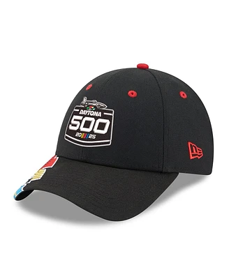 New Era Men's Black 2025 Daytona 500 9FORTY Adjustable Hat