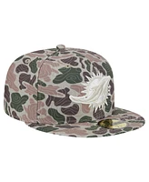 New Era Men's Camo Miami Dolphins Geo 59FIFTY Fitted Hat