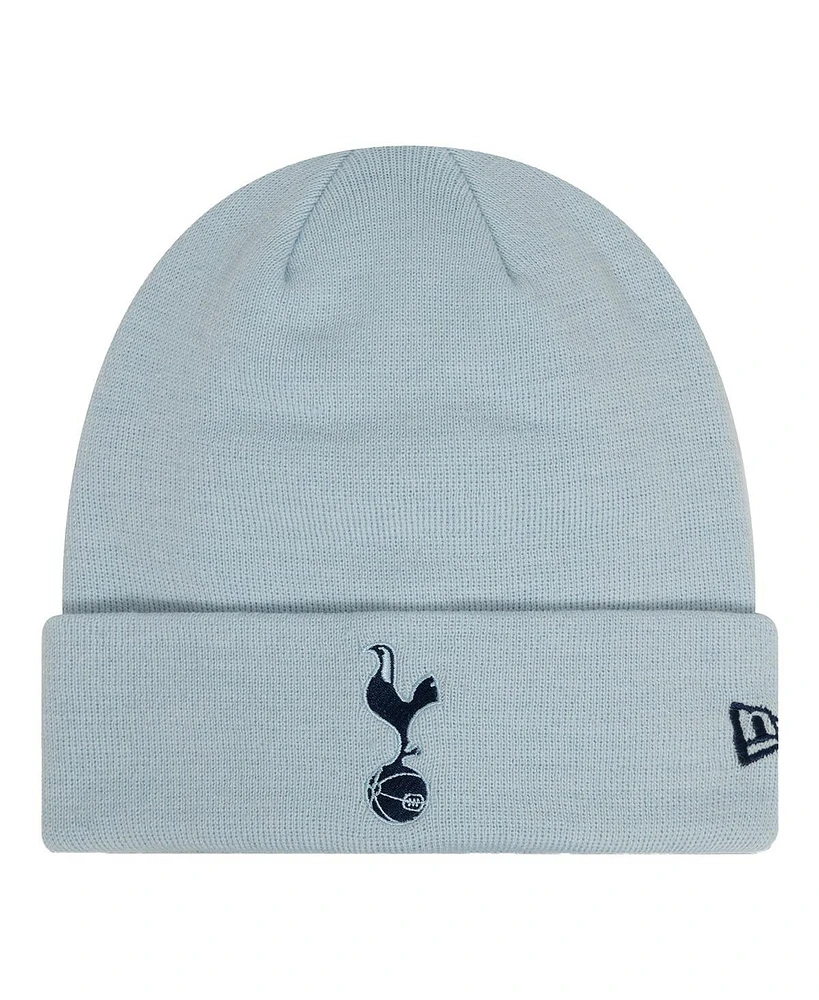 New Era Men's Light Blue Tottenham Hotspur Seasonal Cuffed Knit Hat