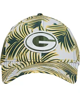 New Era Men's Gray Green Bay Packers Palms 39THIRTY Flex Hat