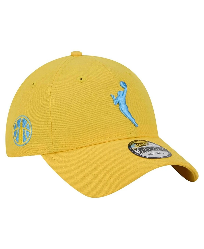 New Era Men's Yellow Chicago Sky 9TWENTY Adjustable Hat