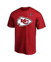 Fanatics Men's Travis Kelce Red Kansas City Chiefs Super Bowl Lix Big Tall Player Name Number T-Shirt