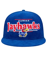 New Era Men's Royal Kansas Jayhawks Display 9FIFTY Snapback Hat