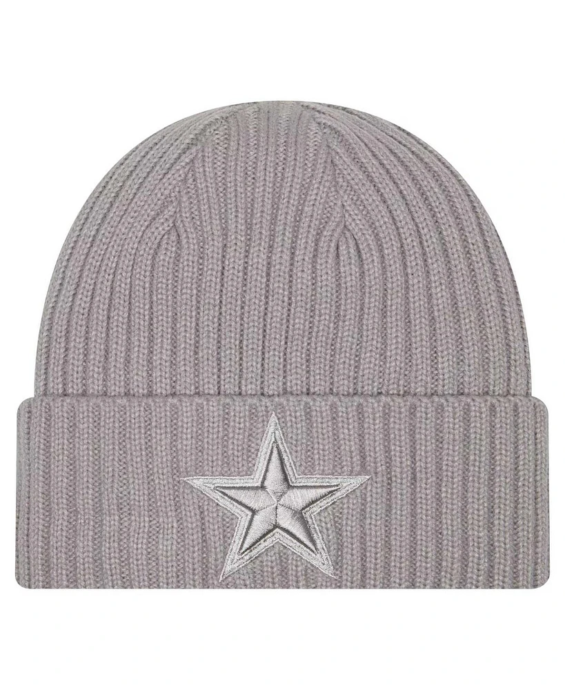 New Era Toddler Gray Dallas Cowboys Tonal Color Pack Cuffed Knit Hat