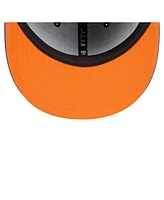 New Era Men's Black/Blue New York Knicks Sport Night Splatter Two-Tone Snapback 9FIFTY Snapback Hat