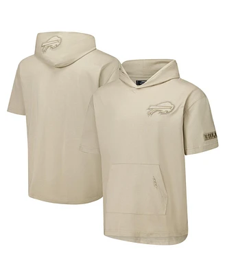 Pro Standard Men's Tan Buffalo Bills Neutrals Capsule Short Sleeve Pullover Hoodie