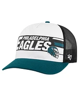 '47 Brand Big Boys and Girls White/Green Philadelphia Eagles Trucker Adjustable Hat