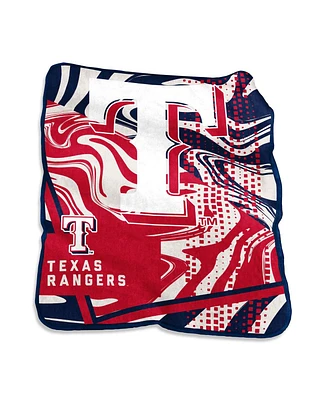 Logo Brands Texas Rangers 50" x 60" Raschel Blanket