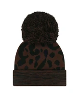 '47 Brand Women's Brown Las Vegas Raiders Cacao Cuffed with Pom Knit Hat