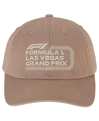 Insomniac Men's and Women's Tan Formula 1 2024 Las Vegas Grand Prix Desert Dad Adjustable Hat