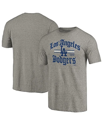 Fanatics Men's Ash Los Angeles Dodgers Hometown Collection Olde La T-Shirt