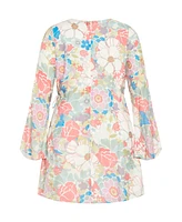 Plus Emmie Print Dress