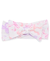Max & Olivia Baby Girls 2-Piece Print Footie with Headband Set