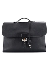 Pre-Owned Hermes 41 Sac a Depeches Bag Fjord