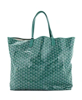 Pre-Owned Goyard Xxl Saint Louis Tote Coated Canvas