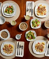 Tabletops Unlimited Alec 16 Pc. Ash White Dinnerware Set, Service for 4