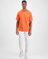 Tommy Hilfiger Men's Relaxed Fit Short Sleeve Crewneck Logo Graphic T-Shirt