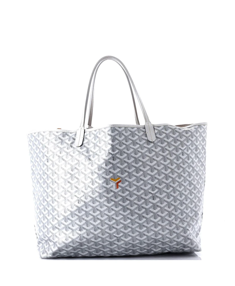 Pre-Owned Goyard Gm Saint Louis Tote Precious Metals Coated Canvas