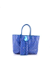 Pre-Owned Goyard Pm Saint Louis Tote Printed Coated Canvas