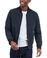Lucky Brand Men's Garment-Dyed Full-Zip Bomber Jacket