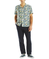 Nautica Men's Floral Button-Up Camp Shirt