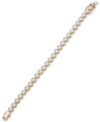 Emily in Paris Gold-Tone Cubic Zirconia Flex Bracelet