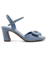 Anne Klein Women's Rosy Bow Block Heel Dress Sandals