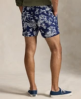 Polo Ralph Lauren Men's 5.75-Inch Traveler Bear Swim Trunks