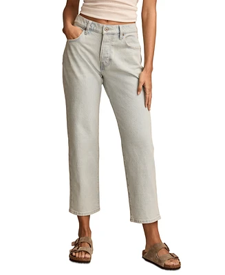 Lucky Brand Women's 90's Loose Crop Ankle Jeans