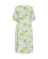 City Chic Plus Roselle Midi Dress