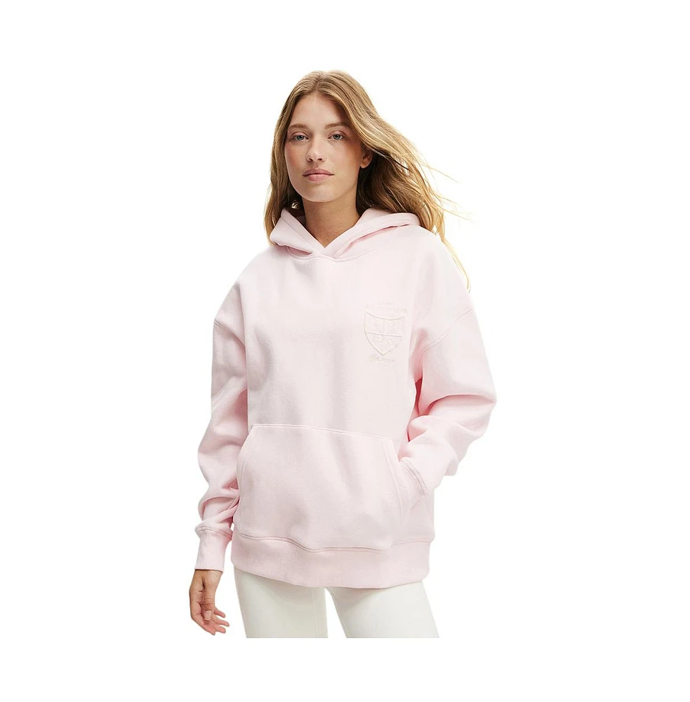 Cotton On Women's Active Plush Premium Graphic Hoodie