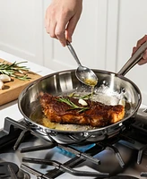 T-Fal Pro Tri-Ply Stainless Steel, 3 Piece Frypan Set
