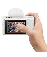 Sony Alpha ZVE10 Ii | Aps-c Interchangeable Lens Mirrorless | Designed for Content Creators | Body Only | White