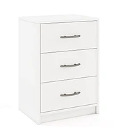 3 Drawer Nightstand with Storage for Living Room