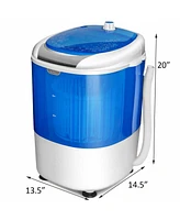 5.5 lbs Portable Semi Auto Washing Machine for Small Space