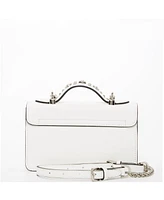 Susu Small Leather Crossbody Bag White Purse Women's Handbag